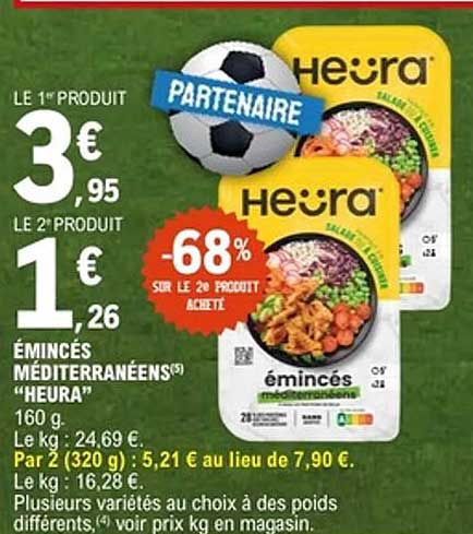 Heura émincés méditerranéens