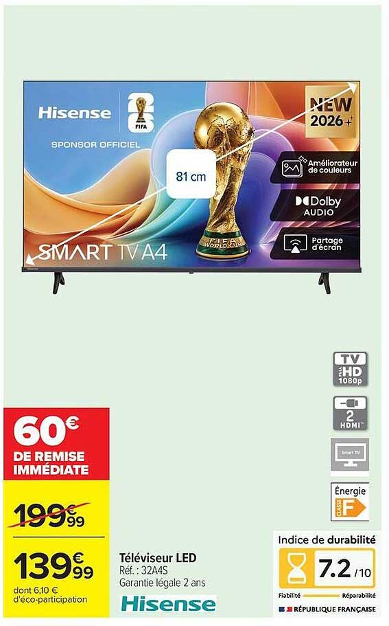 Hisense SMART TV A4