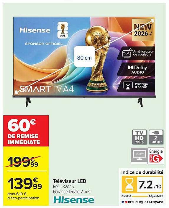 Hisense Téléviseur LED
