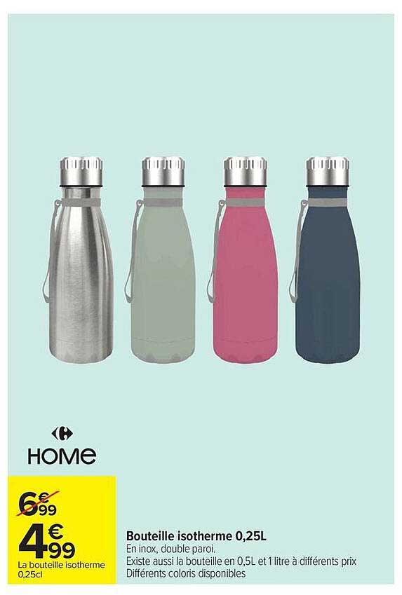 HOME Bouteille isotherme 0,25L