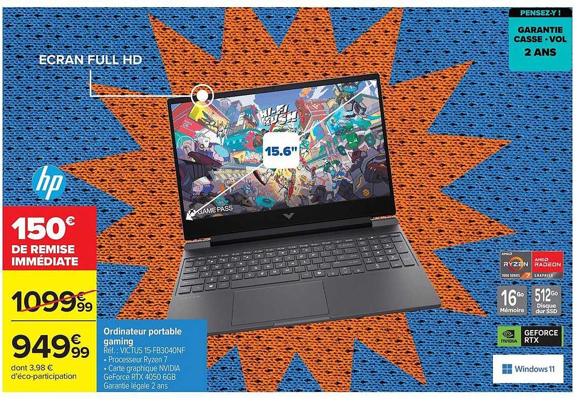 HP Victus 15-FB3040NF