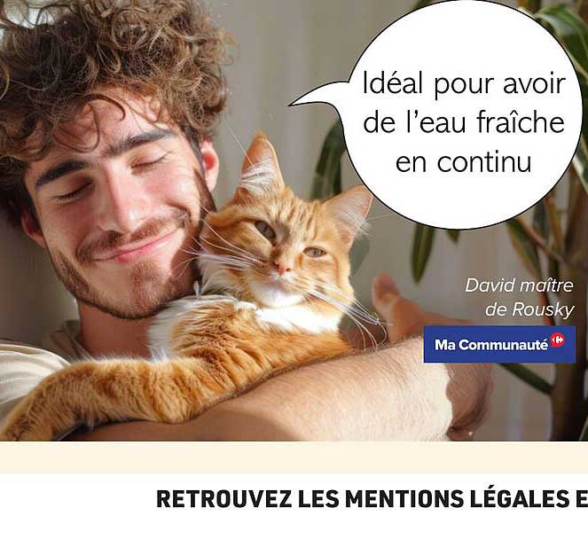 Idéal pour avoir de l’eau fraîche en continu