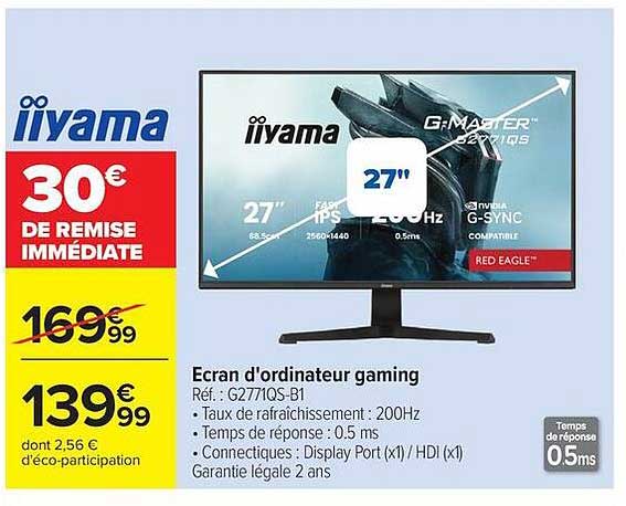 iiyama Ecran d'ordinateur gaming
