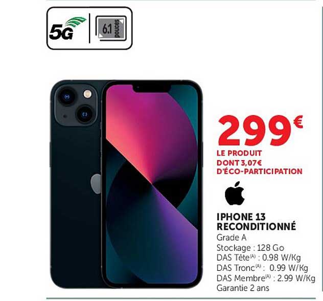 iPhone 13 reconditionné