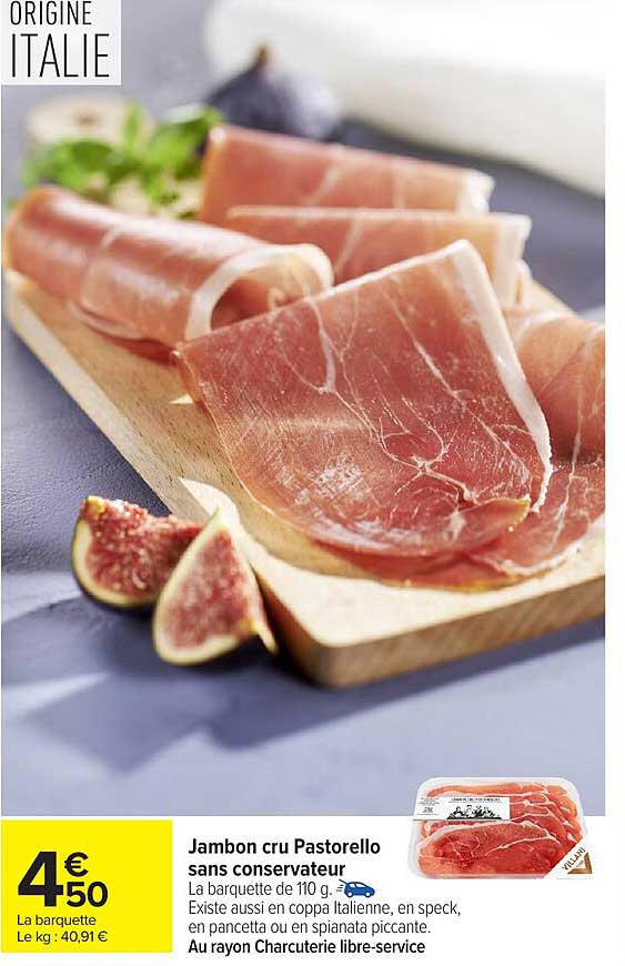 Jambon cru Pastorello