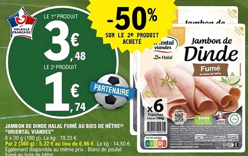 Jambon de Dinde Fumé