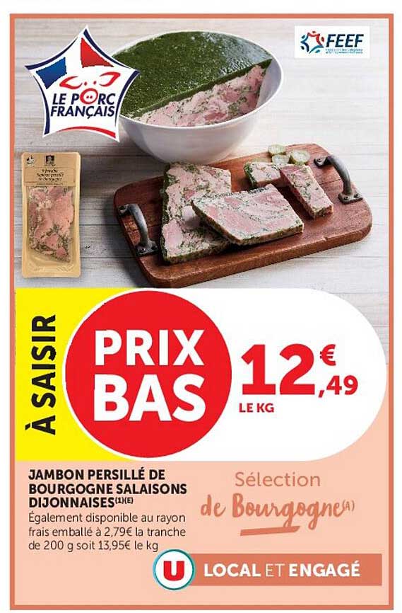 JAMBON PERSILLÉ DE BOURGOGNE SALAISONS DIJONNAISES