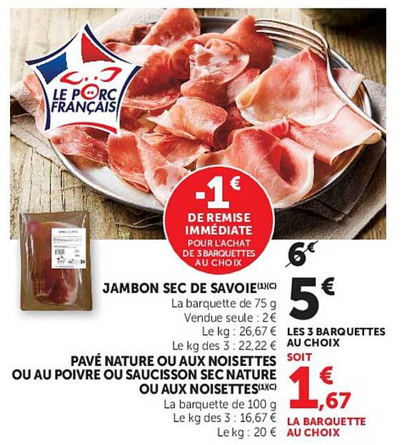JAMBON SEC DE SAVOIE