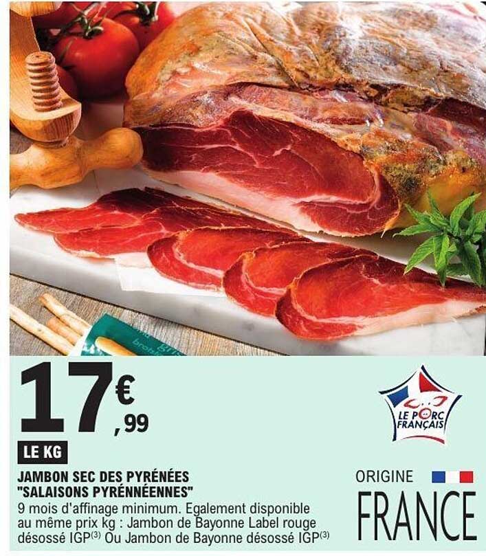 JAMBON SEC DES PYRÉNÉES