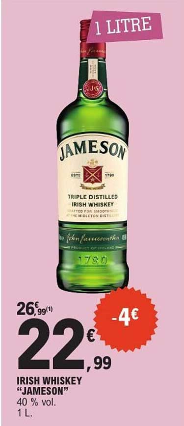 JAMESON IRISH WHISKEY