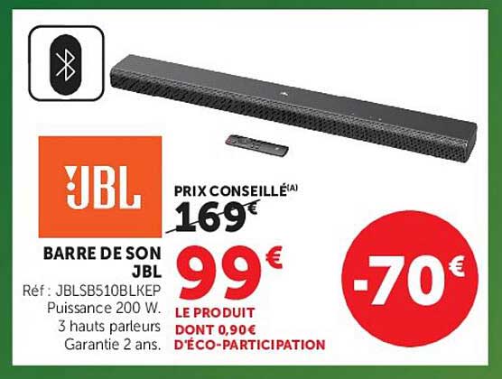 JBL BARRE DE SON