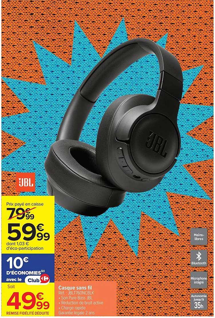 JBL Casque sans fil