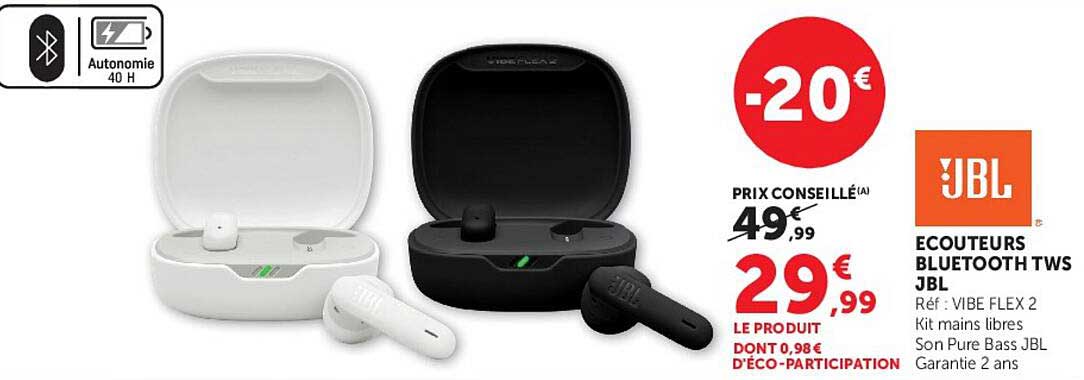 JBL ECOUTEURS BLUETOOTH TWS JBL