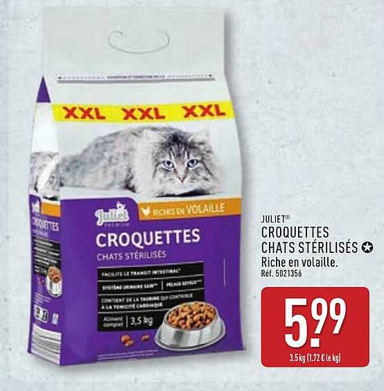 Julius Croquettes chats stérilisés