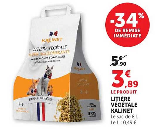 Kalinet Litière végétale