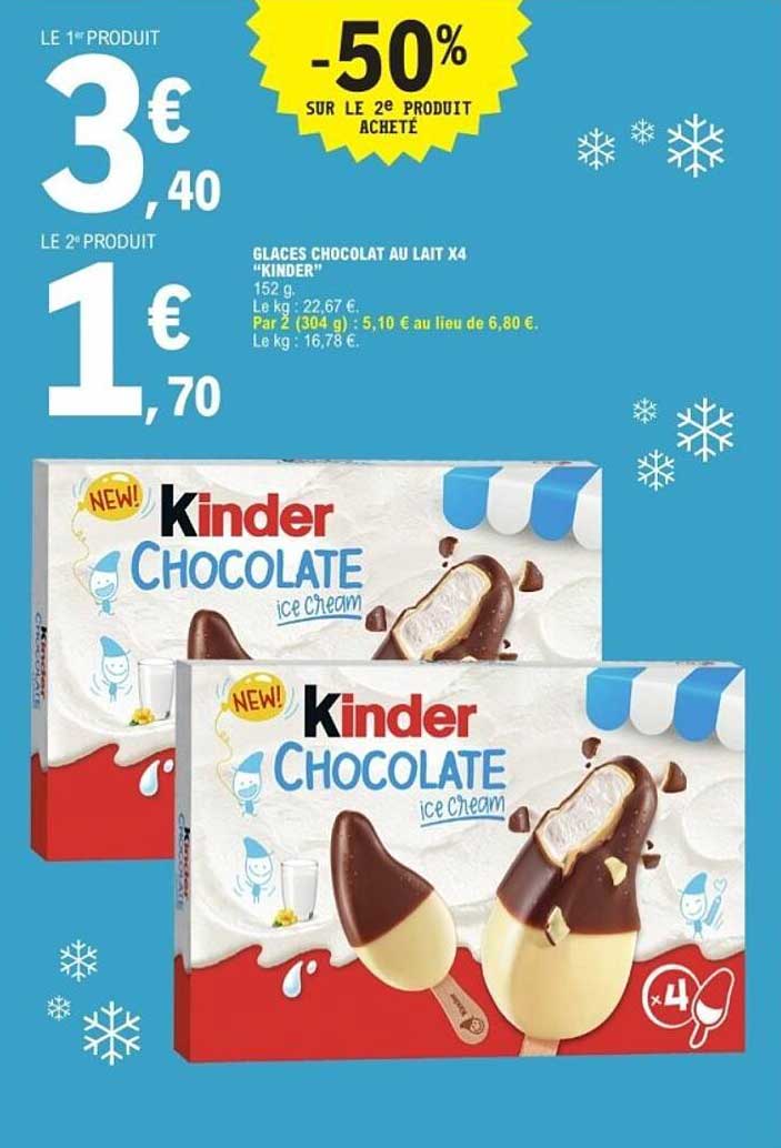 Kinder Chocolate Ice Cream