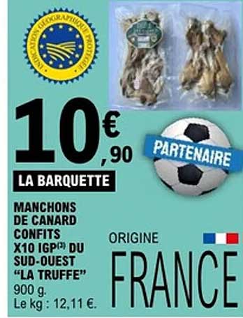 La Barquette Manchons de canard confits