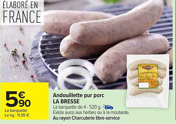 LA BRESSE Andouillette pur porc