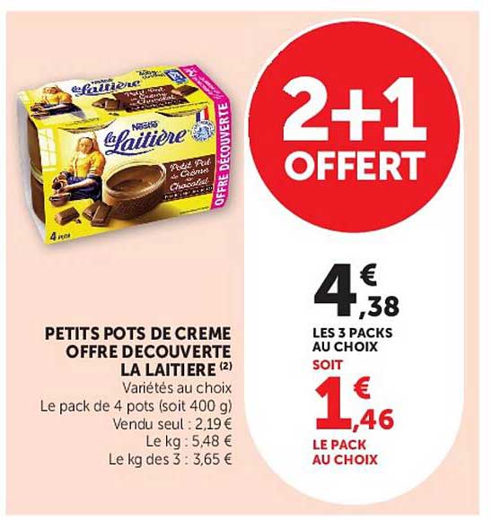 La Laitière Petits Pots de Crème