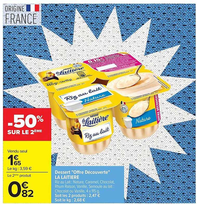 La Laitière Riz au lait