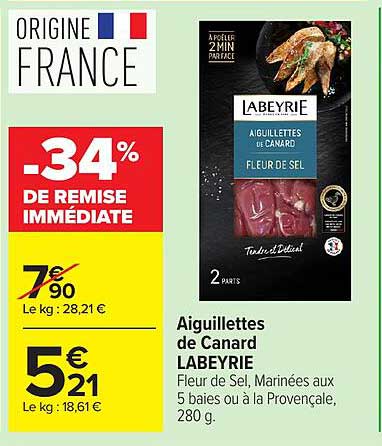 LABEYRIE Aiguillettes de Canard