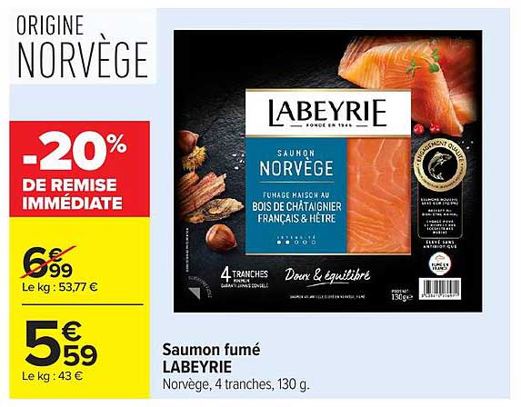 Labeyrie Saumon fumé