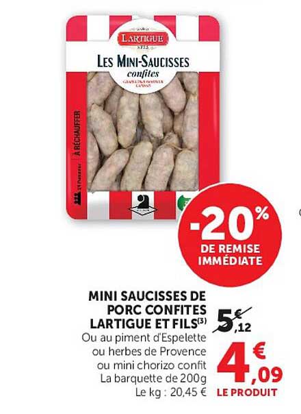 Lartigue Mini-Saucisses confites