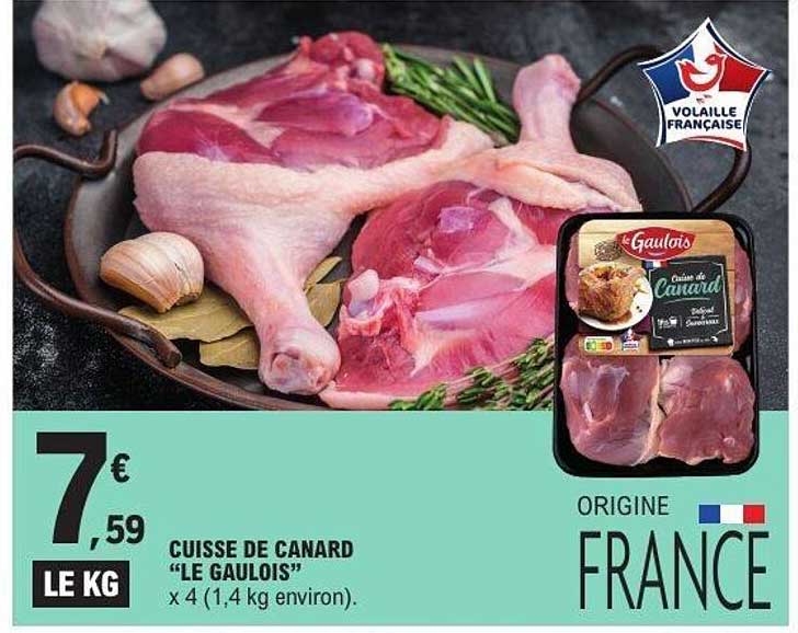LE GAULOIS Cuisse de canard