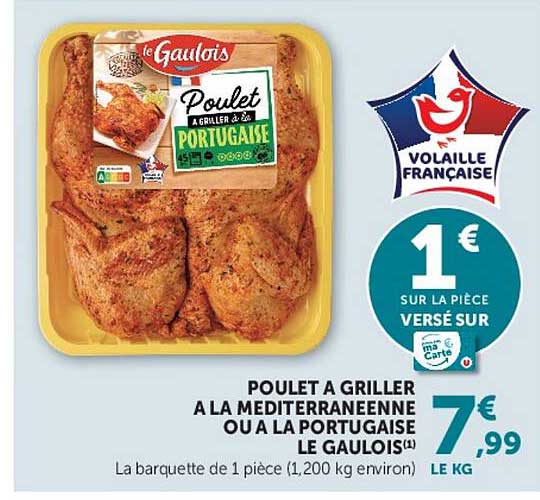 Le Gaulois Poulet à griller à la portugaise