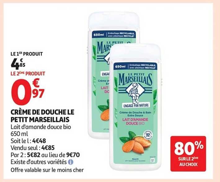 Le Petit Marseillais Crème de Douche