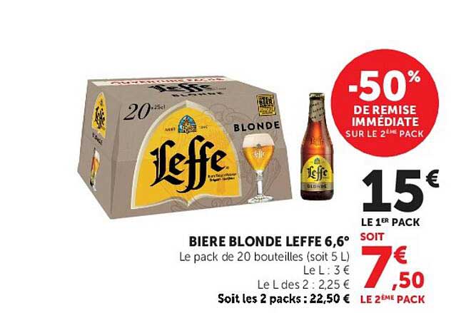 Leffe BIERE BLONDE