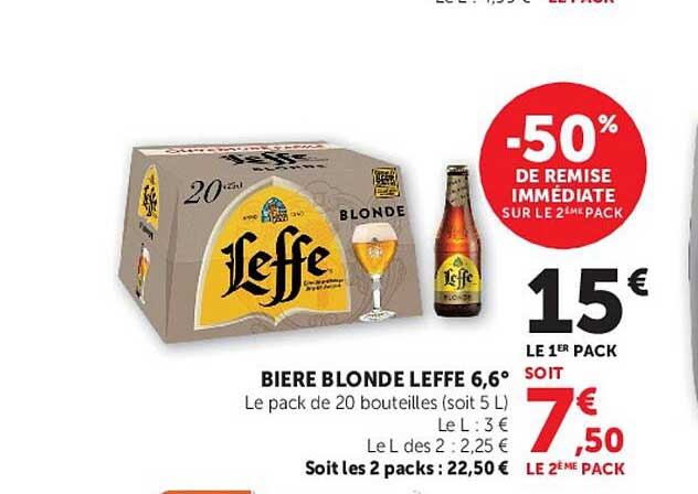 Leffe BIERE BLONDE