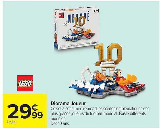 LEGO Diorama Joueur