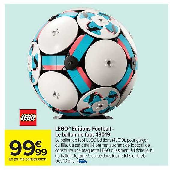 LEGO® Editions Football - Le ballon de foot 43019
