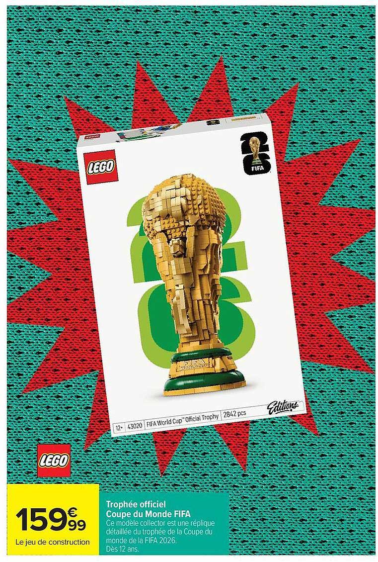 LEGO Trophée officiel Coupe du Monde FIFA