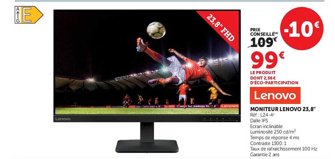 Lenovo MONITEUR LENOVO 23,8