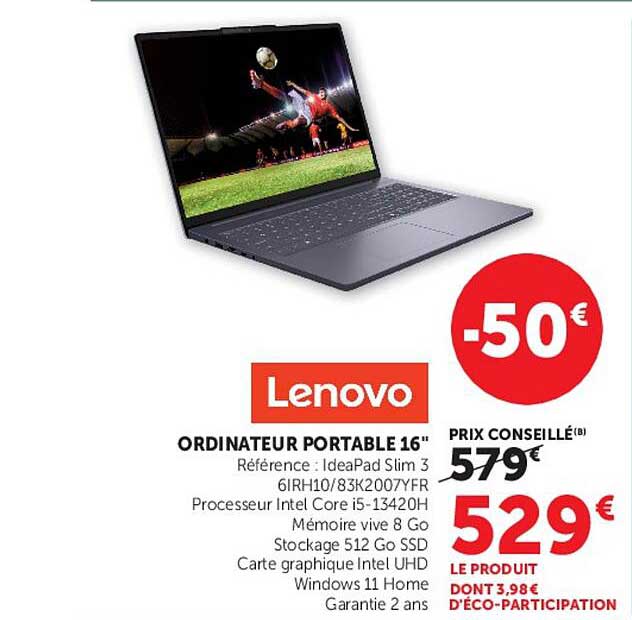 Lenovo ORDINATEUR PORTABLE 16