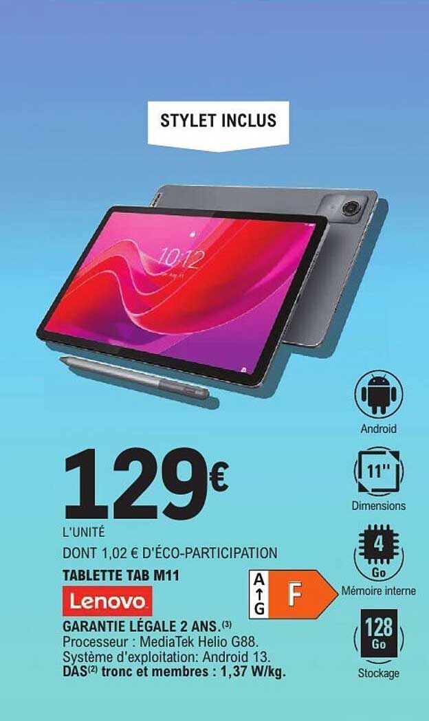 Lenovo Tablette TAB M11