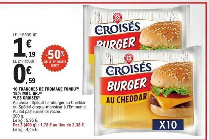 Les Croisés Burger au cheddar