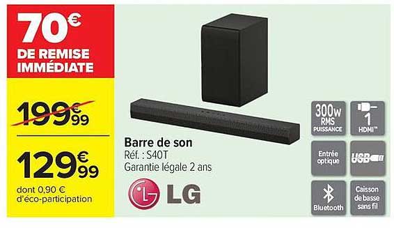 LG Barre de son