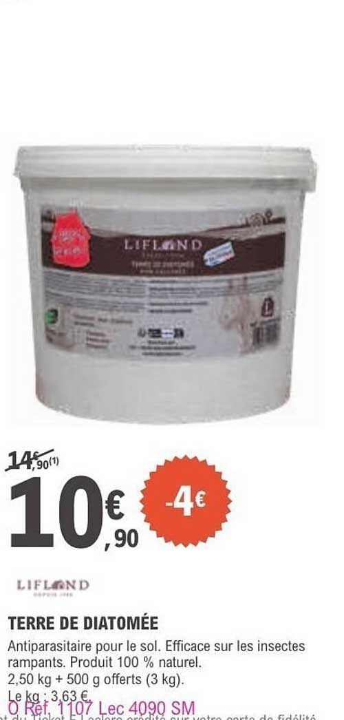 LIFLAND TERRE DE DIATOMÉE