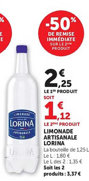 LIMONADE ARTISANALE LORINA