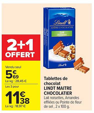 LINDT MAITRE CHOCOLATIER