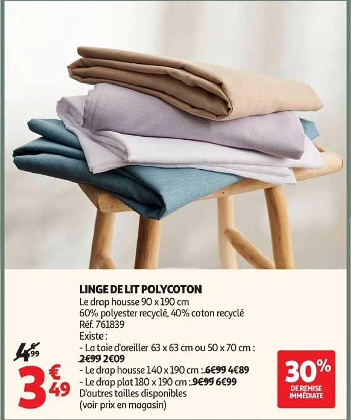 Linge de lit polycoton