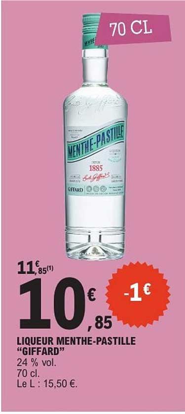 Liqueur Menthe-Pastille "Giffard