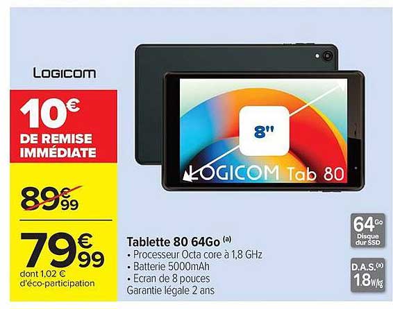 LOGICOM Tab 80