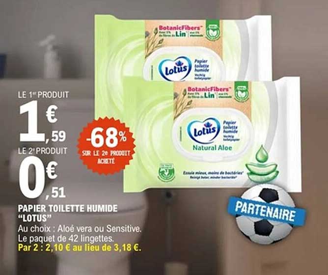Lotus Papier toilette humide