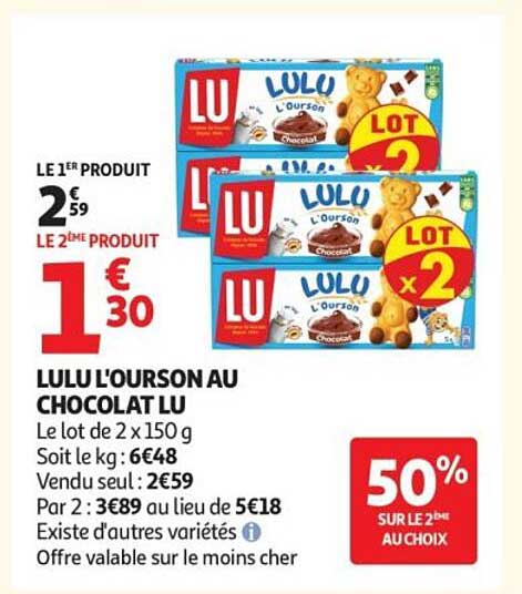 LU LULU L’OURSON AU CHOCOLAT