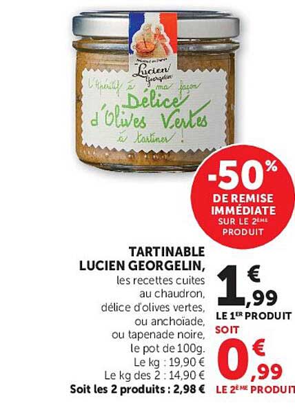 Lucien Georgelin Délice d'olives vertes
