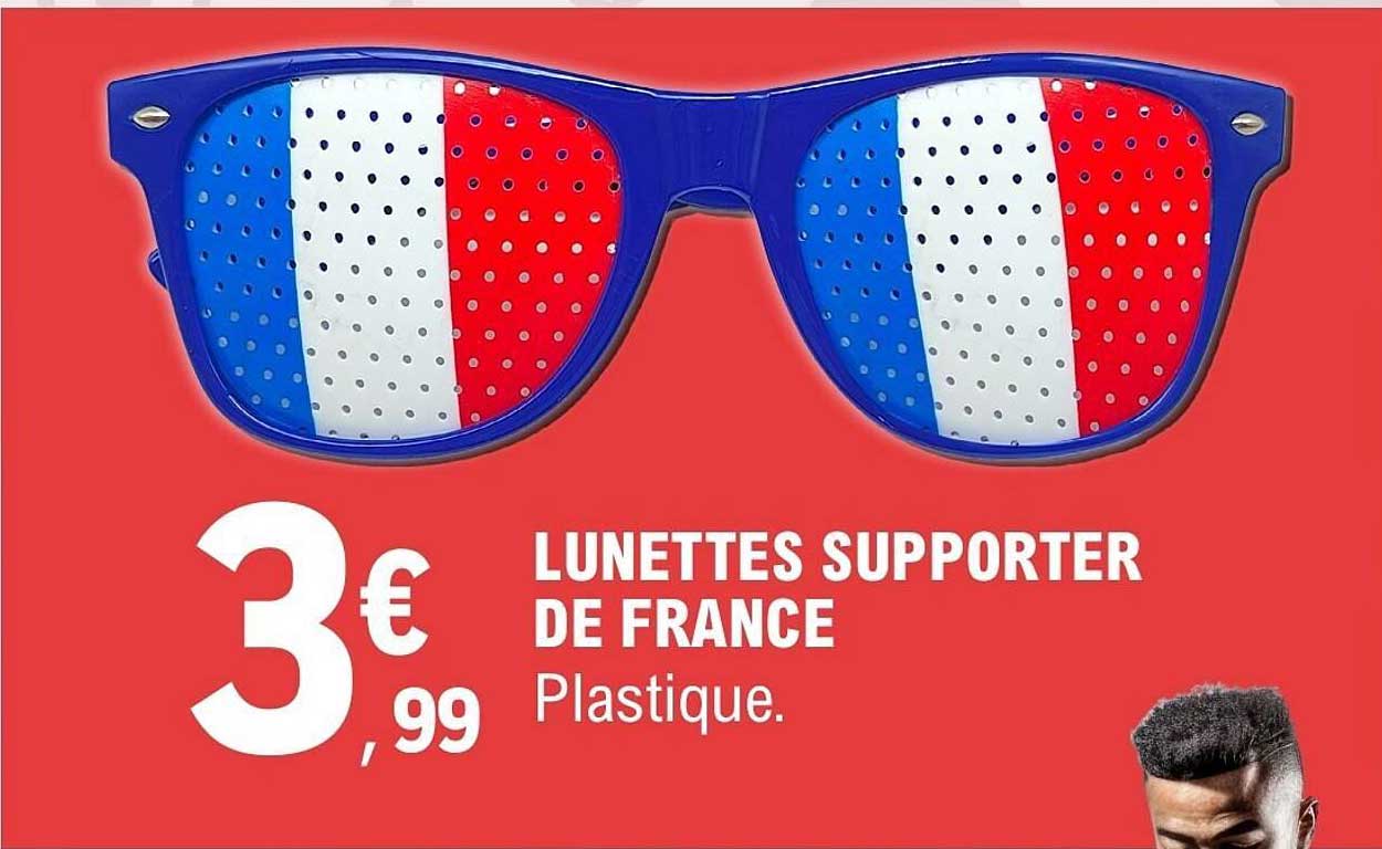 LUNETTES SUPPORTER DE FRANCE